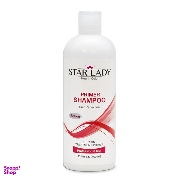 شامپو مو استار لیدی سری Professional Use مدل Keratin حجم 400 میلی‌ لیتر