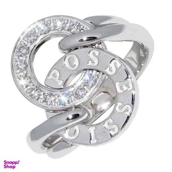 انگشتر نقره زنانه گیرا مدل BVLGARI-G348