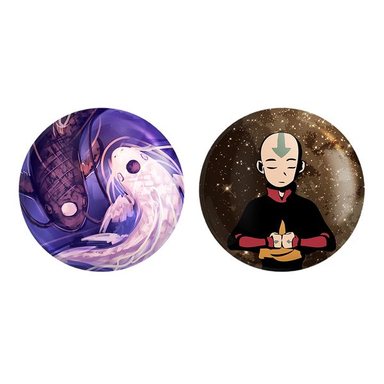 مگنت خندالو طرح آواتار و یین و یانگ انیمه آواتار کد 1275612750 مجموعه 2 عددی