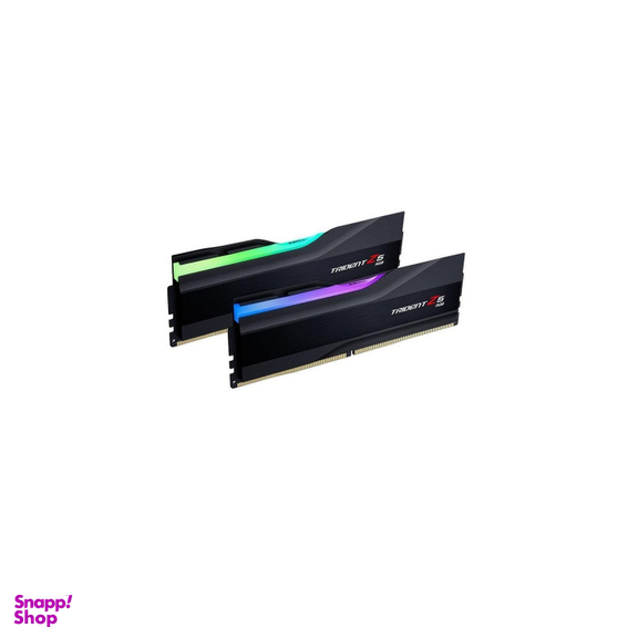 رم کامپیوتر جی اسکیل دو کاناله مدل Trident Z5 RGB فرکانس 7200 مگاهرتز DDR5 تایمینگ CL34 حافظه 16 گیگابایت بسته 2 عددی