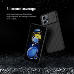 کاور نیلکین مدل CamShield مناسب برای گوشی موبایل شیائومی Redmi Note 12T Pro 5G/ Note 11T Pro/ Note 11T Pro Plus/ Poco X4 GT 5G/ K50i