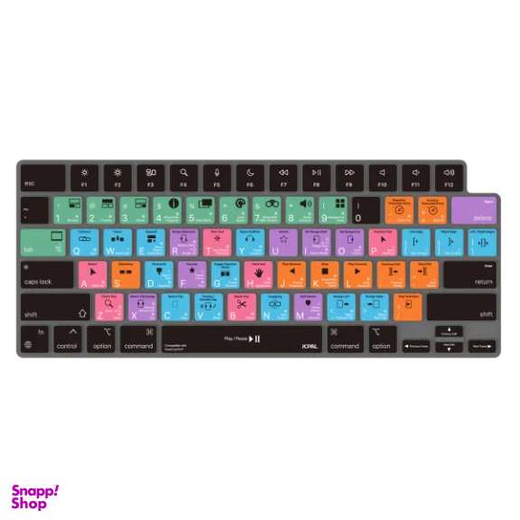 محافظ کیبورد جی سی پال مدل VerSkin Apple Final Cut Pro Shortcut