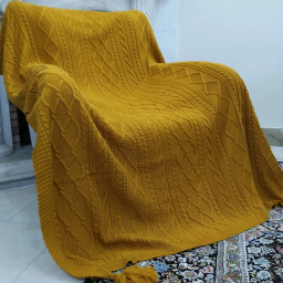 شال مبل و تخت کوکو جم مدل دیانا سایز 170×140 سانتی متر