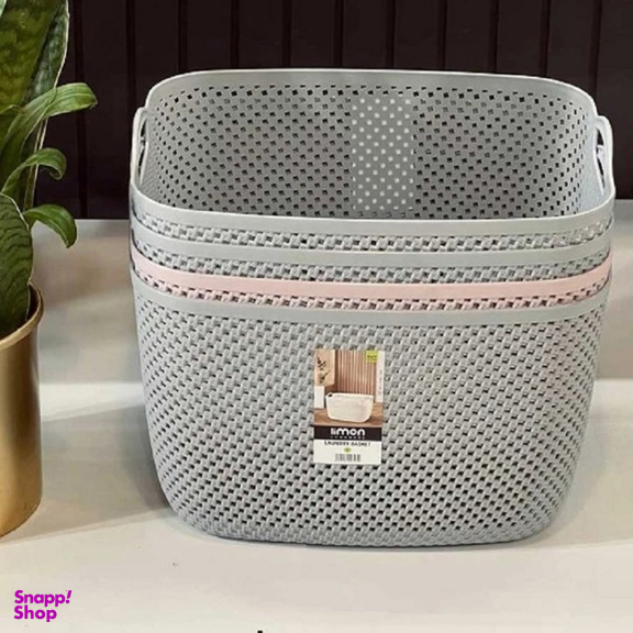 سبد رخت چرک طرح بافت لیمون کد 2177