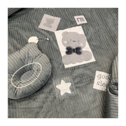 سرویس خواب کودک 5 تکه مادرکر مدل خرس پاپیونی کد 127