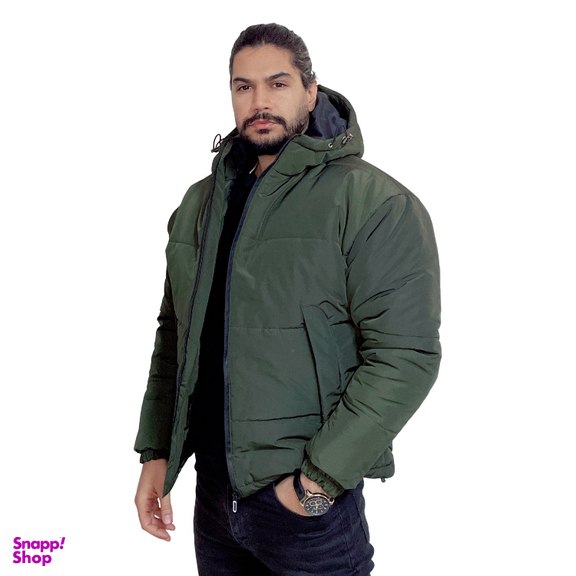 کاپشن مردانه مدل باکسی کد 2 رنگ سبز