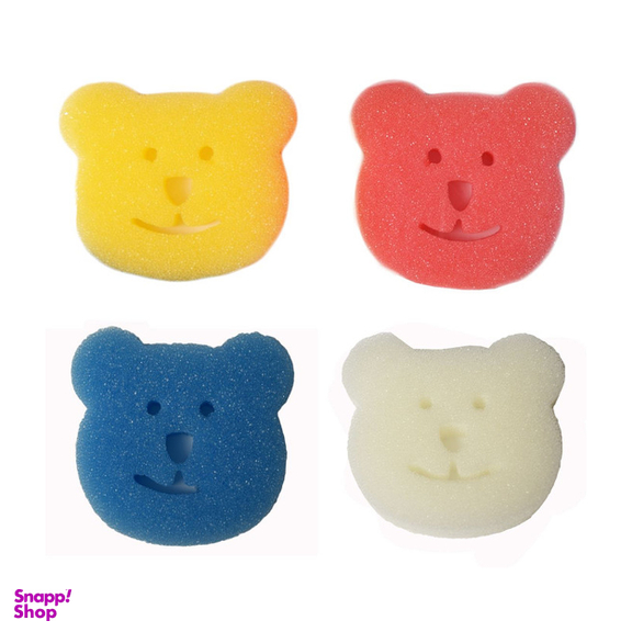 اسفنج حمام کودک ببک اوی طرح خرس مدل Bk728 مجموعه 4 عددی