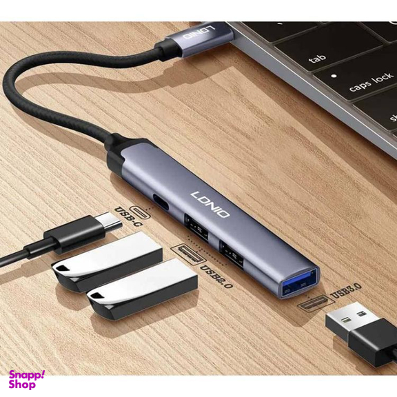هاب 4 پورت USB 3.0 الدینیو مدل DS-44C