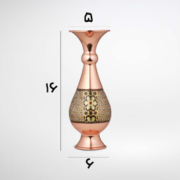 گلدان خاتم کاری مدل صراحی کد 216