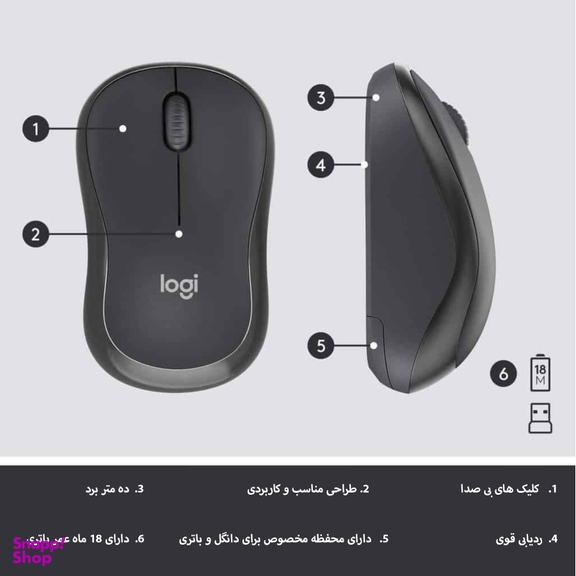 کیبورد و ماوس بی سیم لاجیتک مدل MK270
