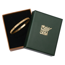 النگو طلا 18 عیار زنانه گالری تاج آبادی مدل تراش اسپرلوس کد 664