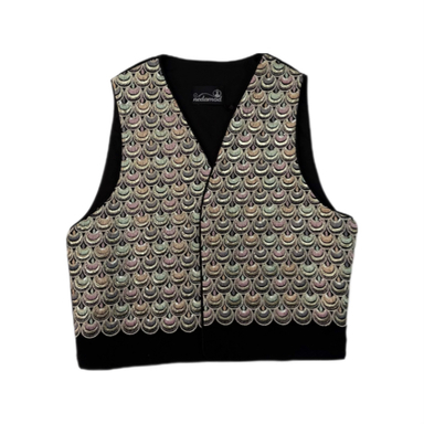 جلیقه رسمی زنانه مدل روشنا کد 100055 طرح سنتی رنگ مشکی