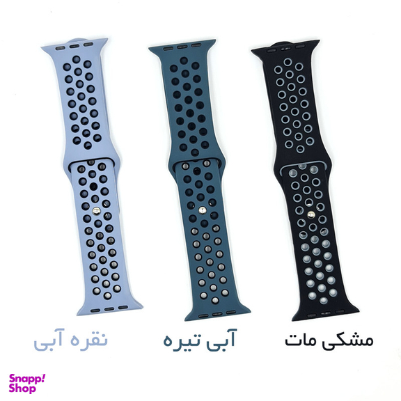 بند ساعت سامورایی مدل LEAKY مناسب برای ساعت هوشمند اپل واچ 42/44/45 میلی متری