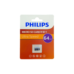 کارت حافظه MicroSDHC فیلیپس مدل A1-V30 کلاس 10 استاندارد UHS-I U3 سرعت 80MBps ظرفیت 64 گیگابایت