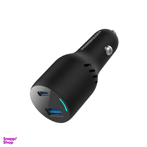 شارژر فندکی 65 وات پاورولوژی مدل Dual Port