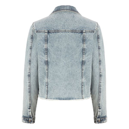 کت جین  زنانه سرژه مدل 220109 رنگ آبی روشن