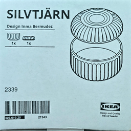 ست سرویس بهداشتی ایکیا مدل SILVTJARN مجموعه 3 عددی
