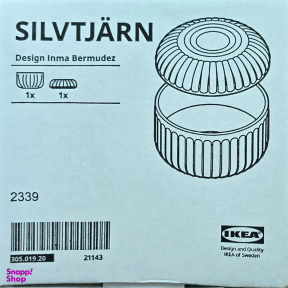 ست سرویس بهداشتی ایکیا مدل SILVTJARN مجموعه 3 عددی
