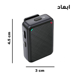 میکروفون یقه ای بی سیم مدل K66 مجموعه 2 عددی