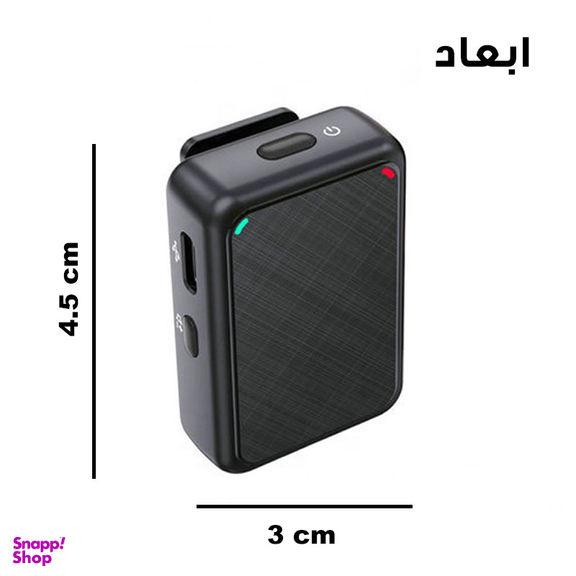 میکروفون یقه ای بی سیم مدل K66 مجموعه 2 عددی