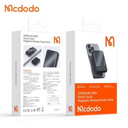 پاوربانک وایرلس مک دودو مدل MC-5931 ظرفیت 10000 میلی آمپر ساعت