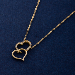 گردنبند طلا 18 عیار زنانه جواهری سون کد 2504