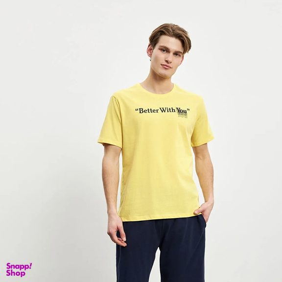 ست تیشرت آستین کوتاه و شلوارک راحتی مردانه ال سی وایکیکی مدل Fresh-Pamuk