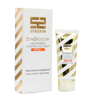 ژل کرم ضد آفتاب روشن کننده پوست ساین دیکالر ساین اسکین دارای spf50 حجم 40 میلی لیتر