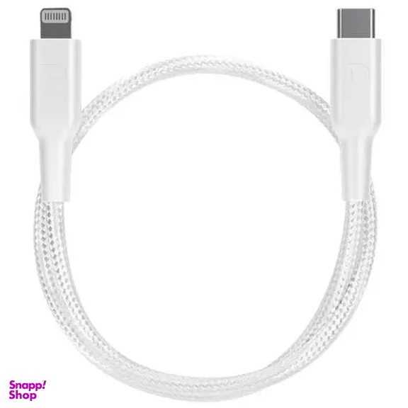 کابل فست شارژ Type-C به لایتنینگ پاورولوژی مدل PCAB006BK طول 0.3 متر
