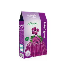 پودر ژله با طعم انگور فرمند وزن 100 گرم
