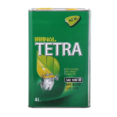 روغن موتور خودرو ایرانول مدل تترا ظرفیت 4 لیتر