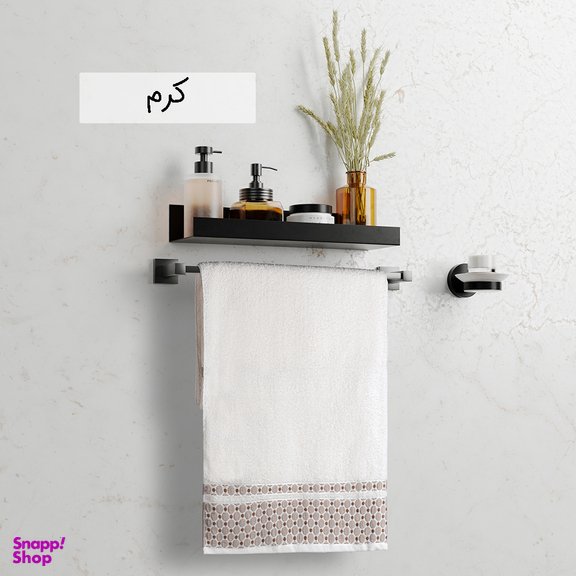 حوله حمام دنیز طرح امرالد سایز 100×150 سانتی متر