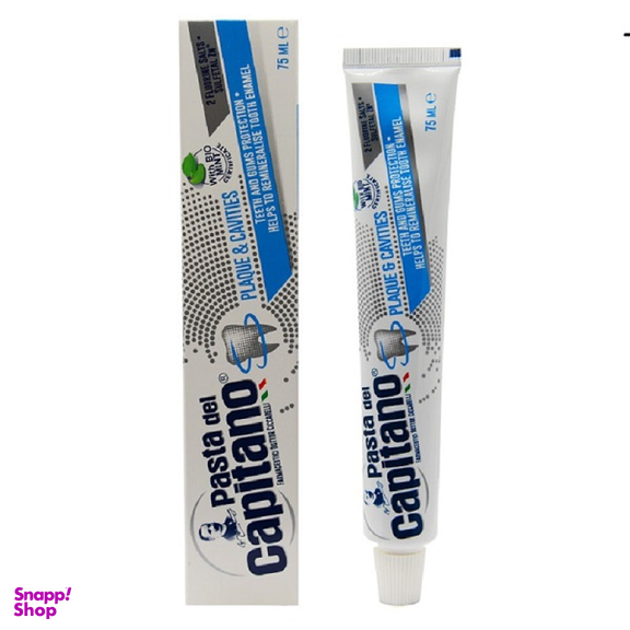 خمیر دندان پاستادل کاپیتانو مدل Anti Plaque and Cavities حجم 75 میلی لیتر