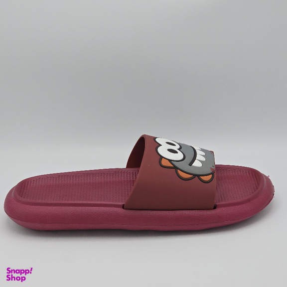 دمپایی زنانه زیتون مدل داینو کد 5863 رنگ زرشکی