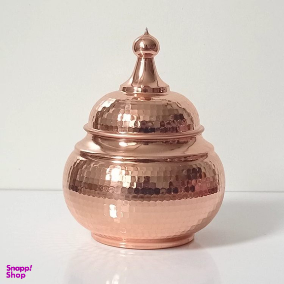 آجیل خوری مسی مدل بدون پایه گنبدی کد ZH228.3