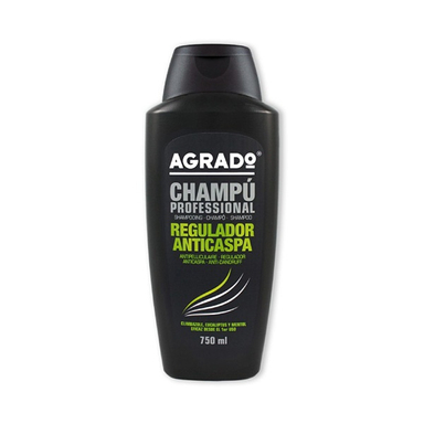 شامپو مو آگرادو مدل ضد شوره و کنترل چربی کف سر حجم 750 میلی لیتر