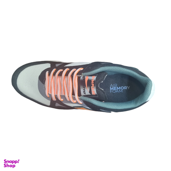 کتانی مردانه طرح‌ لوتو کد 656 رنگ سفید مشکی