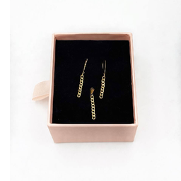 نیم ست طلا 18 عیار زنانه اپال گلد مدل کارتیه زنجیری