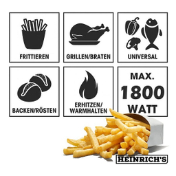 سرخ کن بدون روغن هنریچ مدل HR-8204