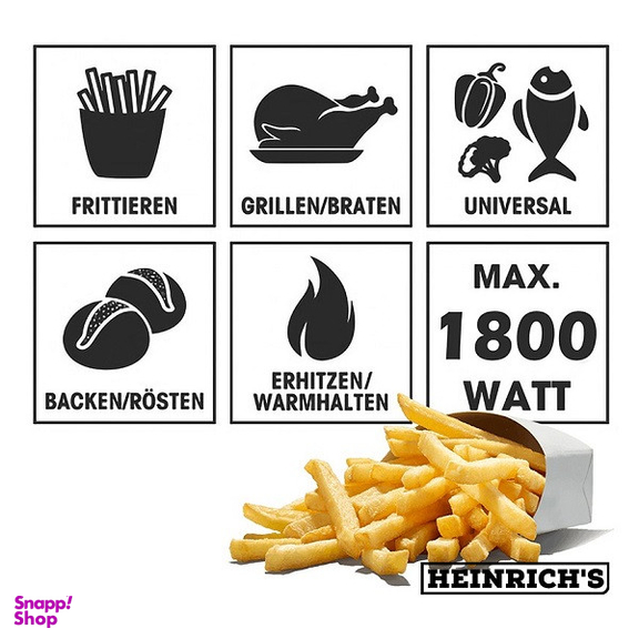 سرخ کن بدون روغن هنریچ مدل HR-8204