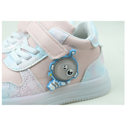 کفش پیاده روی نوزادی مدل چراغدار طرح فضانورد کد C-8342