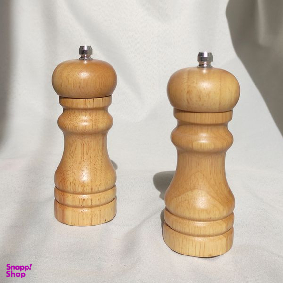 فلفل ساب و نمک ساب مدل چوبی مجموعه 2 عددی