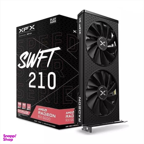 کارت گرافیک مخصوص بازی ایکس اف ایکس مدل RX 6600 XFX AMD SWFT 210 8GB