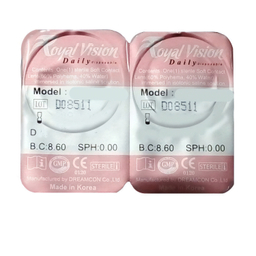 لنز رنگی چشم رویال ویژن شماره 39 مدل Pixy Green رنگ سبز عسلی متمایل به زیتونی