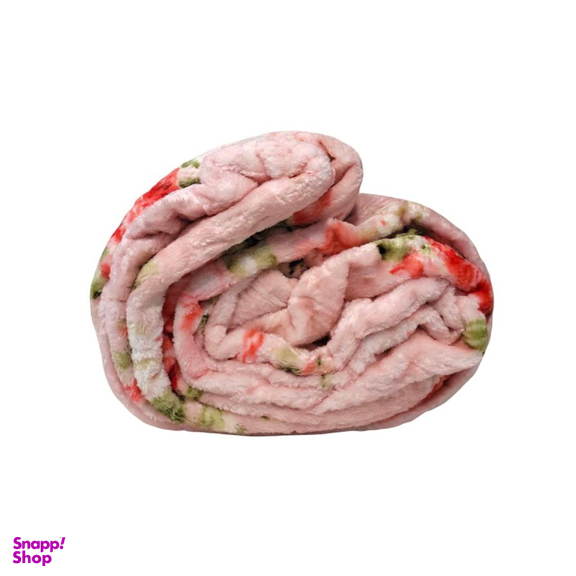 پتو مسافرتی یک نفره تیسا مدل ژله ای گلدار کد CHL1 سایز 150×220 سانتی متر