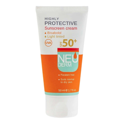کرم ضد آفتاب نئودرم مدل Light Tinted رنگی حجم 50 میلی‌ لیتر مجموعه 2 عددی