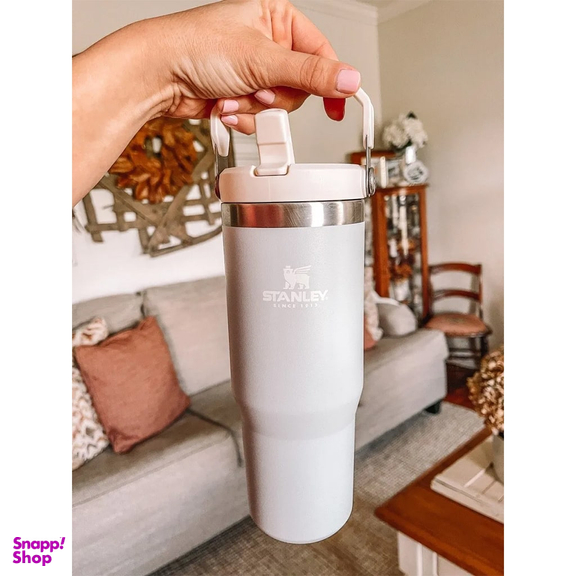 قمقمه استنلی مدل Iceflow Flip Straw Tumbler گنجایش 0.88 لیتر
