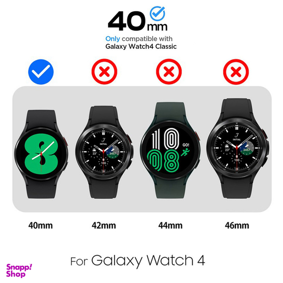 محافظ صفحه نمایش سامورایی مدل HAKU مناسب برای ساعت هوشمند سامسونگ Galaxy Watch 4 40mm