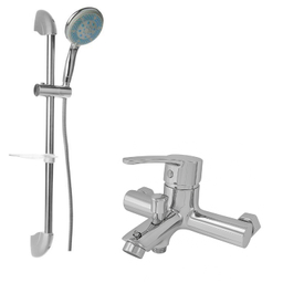 شیر حمام اندیکا مدل آبتین کد Y6 به همراه علم دوش یونیکا