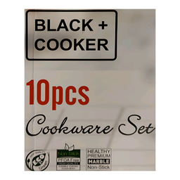 سرویس قابلمه 10 پارچه بلک کوکر کد RAGA 1022 GERD